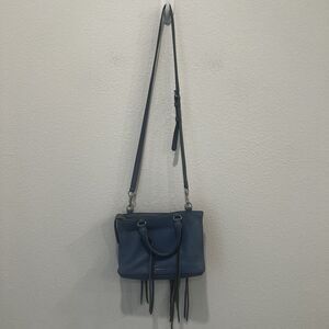 REBECCA MINKOFF Micro “Regan” Satchel Handbag/Crossbody in Cornflower Blue